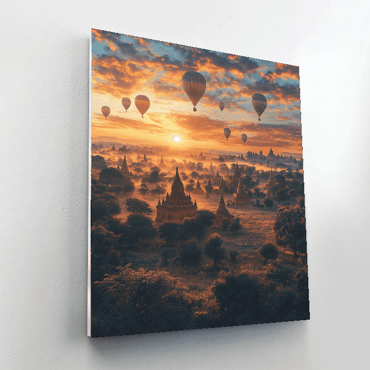Bagan Temples Numbered Painting Kits