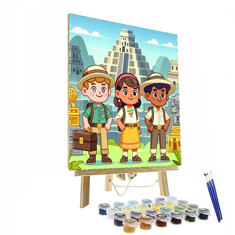 Mystery Of The Lost City Paint By Numbers Art
