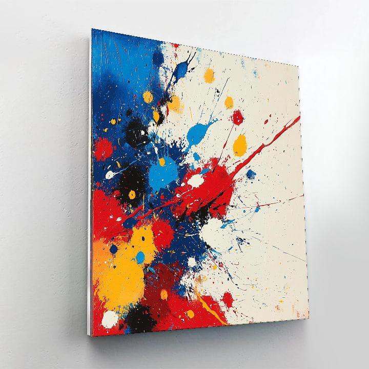 Jackson Pollock Inspired Abstract Passion  Painting By Numbers Kit