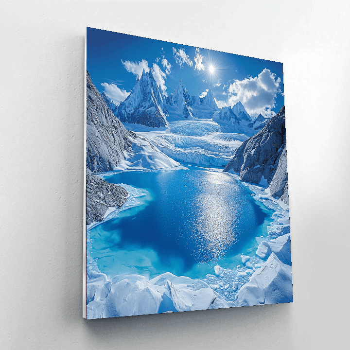 Patagonian Ice Fields - Patagonia Painting Number Kit