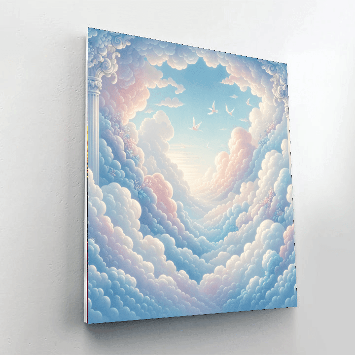 Dreamy Cloud Fantasia Number Painting