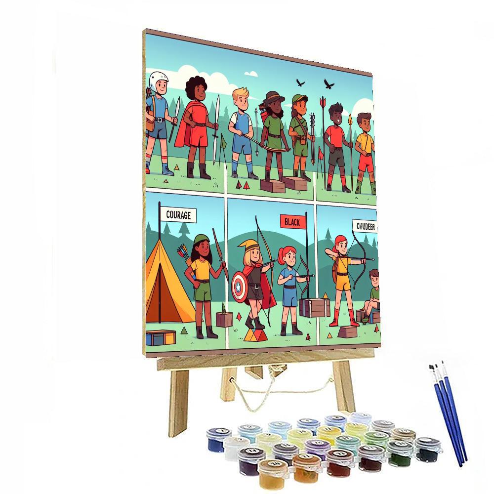 Heroic Training Camp Paint By Number