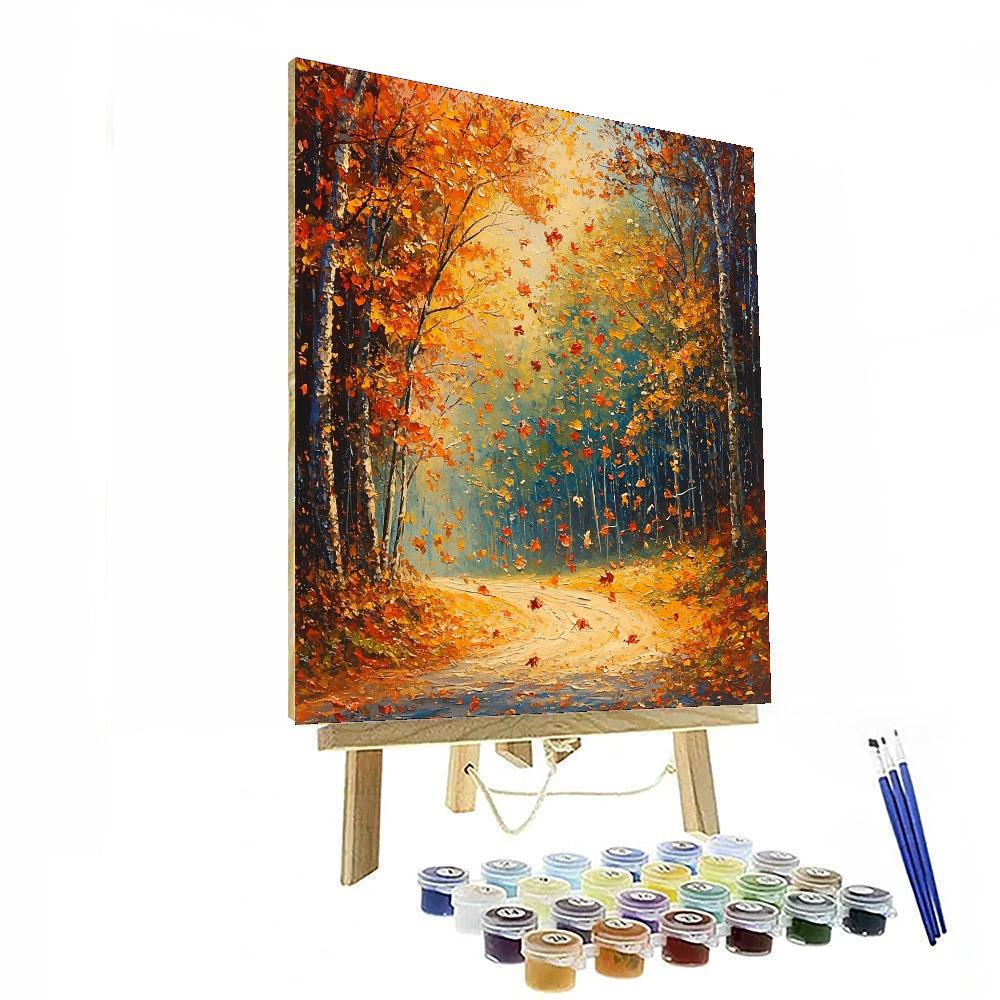 Claude Monet Inspired Autumnal Delight  Paint By Numbers