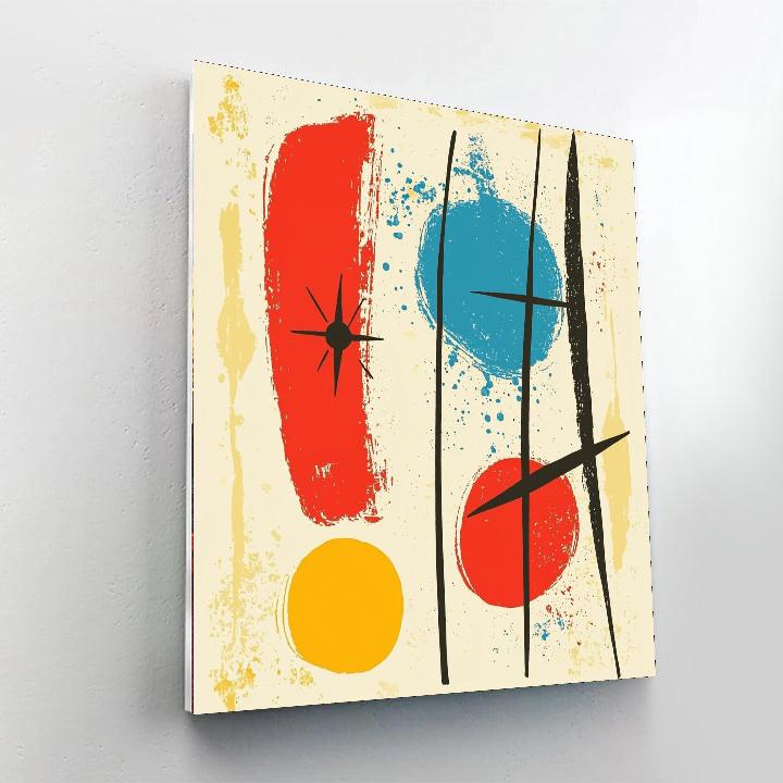 Joan Miró Inspired The Joy Of Colors  Paint By Numbers Art