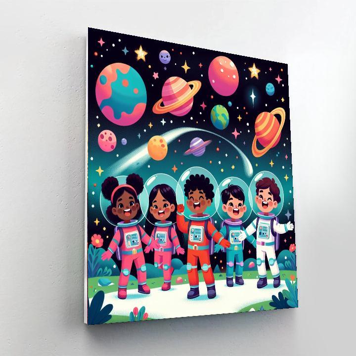 Celestial Stardust Explorers Painting By Numbers Kit