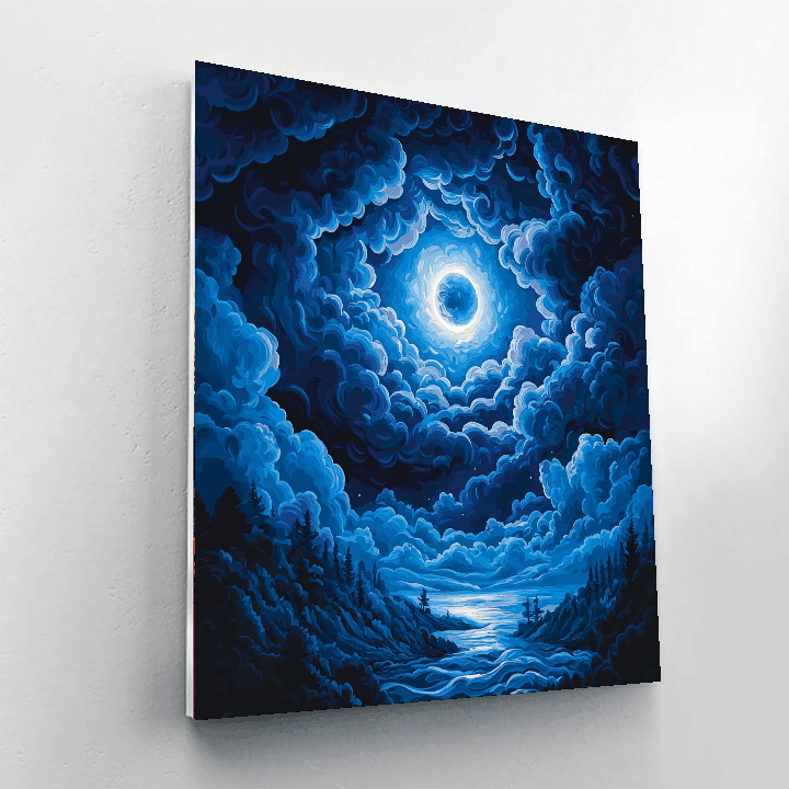 Henry Fuseli Inspired Gothic Night Sky  Paint By Numbers Kits