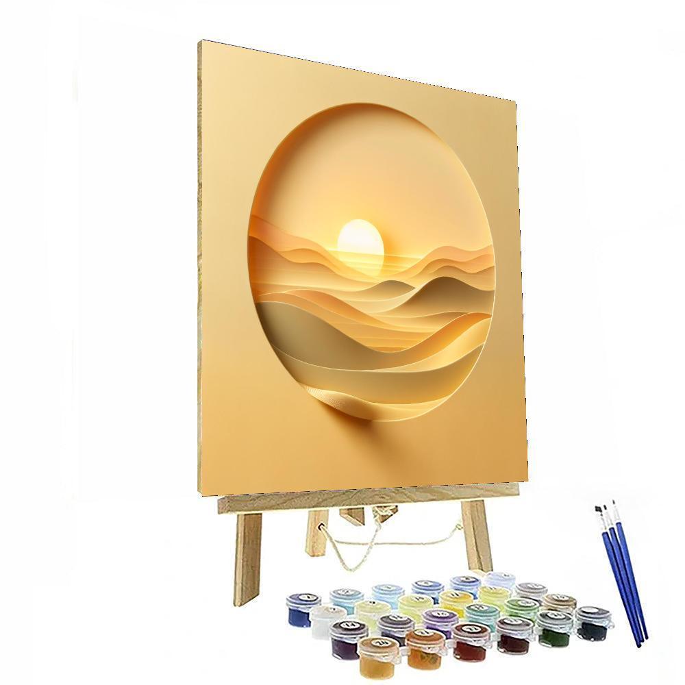Ancient Desert Serenity DIY Paint By Numbers