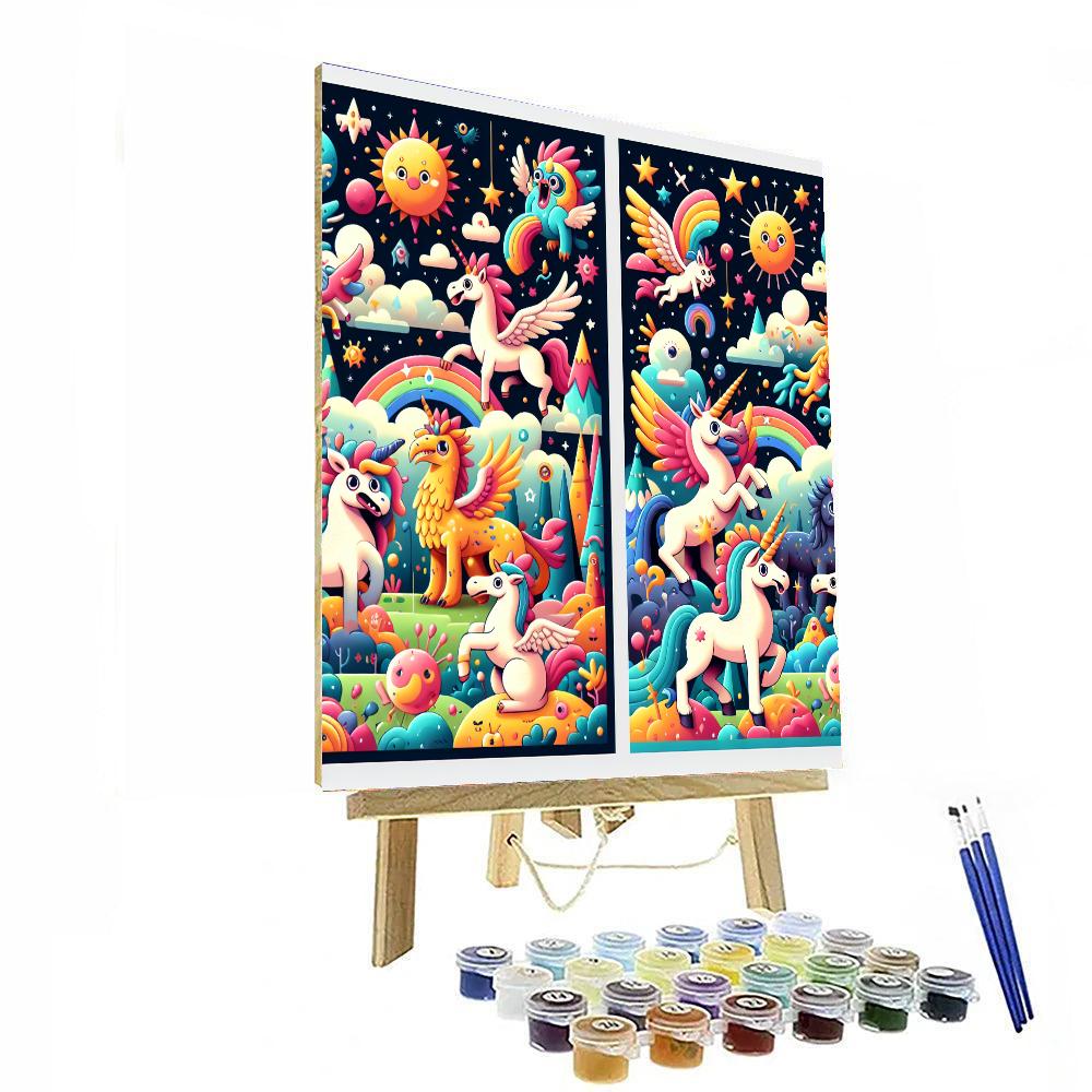 Fantastic Creatures Adventure Paint By Numbers Kits