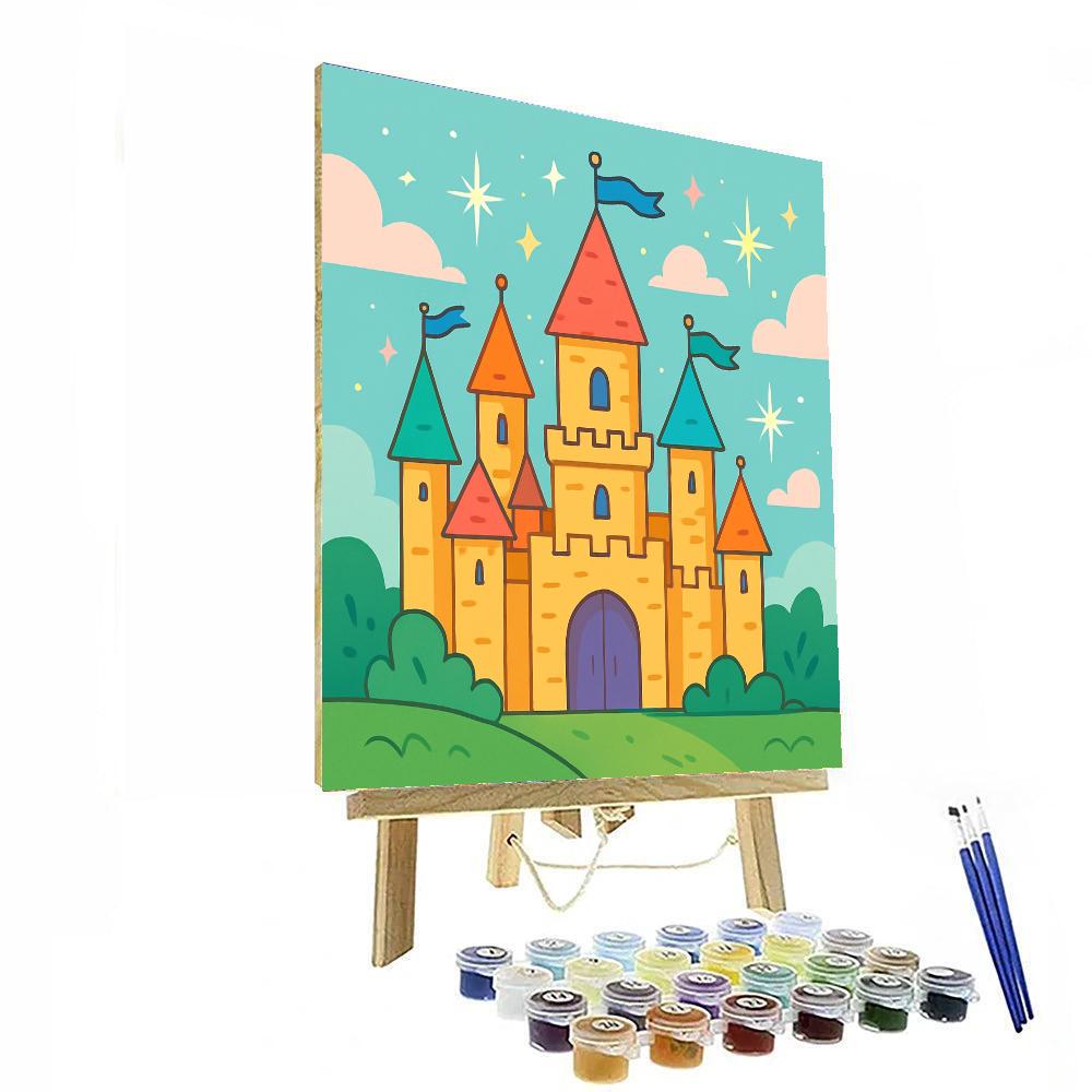 Enchanting Castle Fantasy Paint By Color