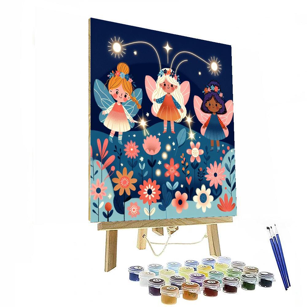 Fairy Garden Glow Painting By Numbers Kit