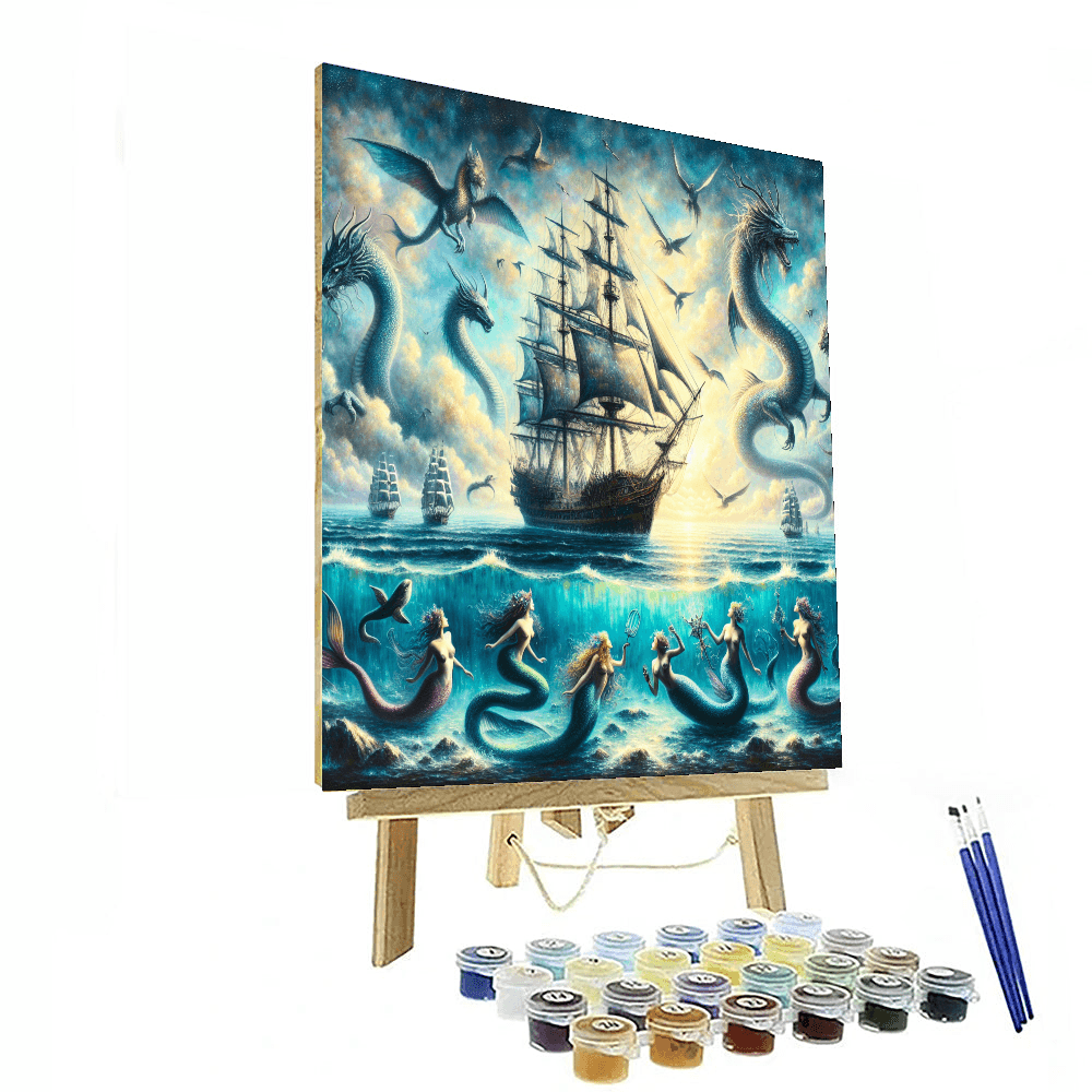 Mythical Sea Voyage - DIY Painting By Numbers Kit – Artistry Rack
