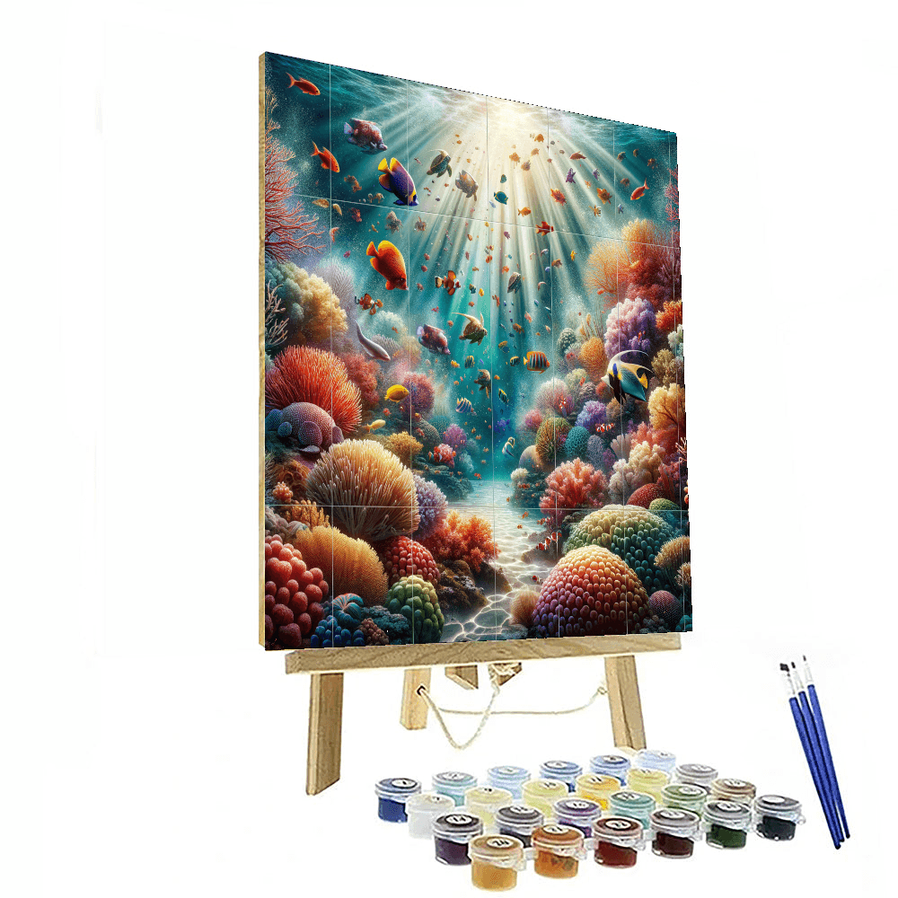 Ethereal Underwater Wonderland - DIY Painting By Numbers Kit