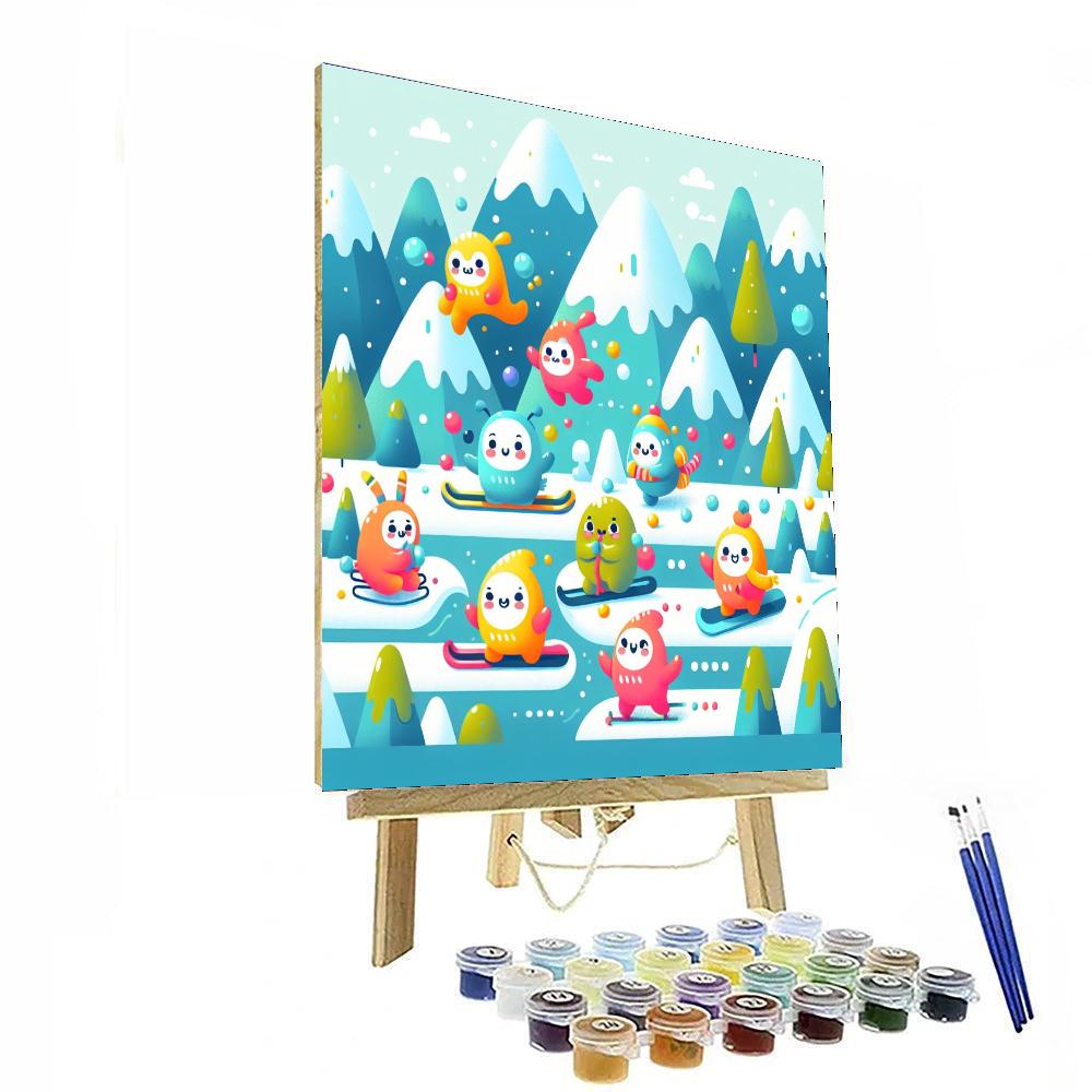 Mystical Mountain Mirth Numbered Painting Kits