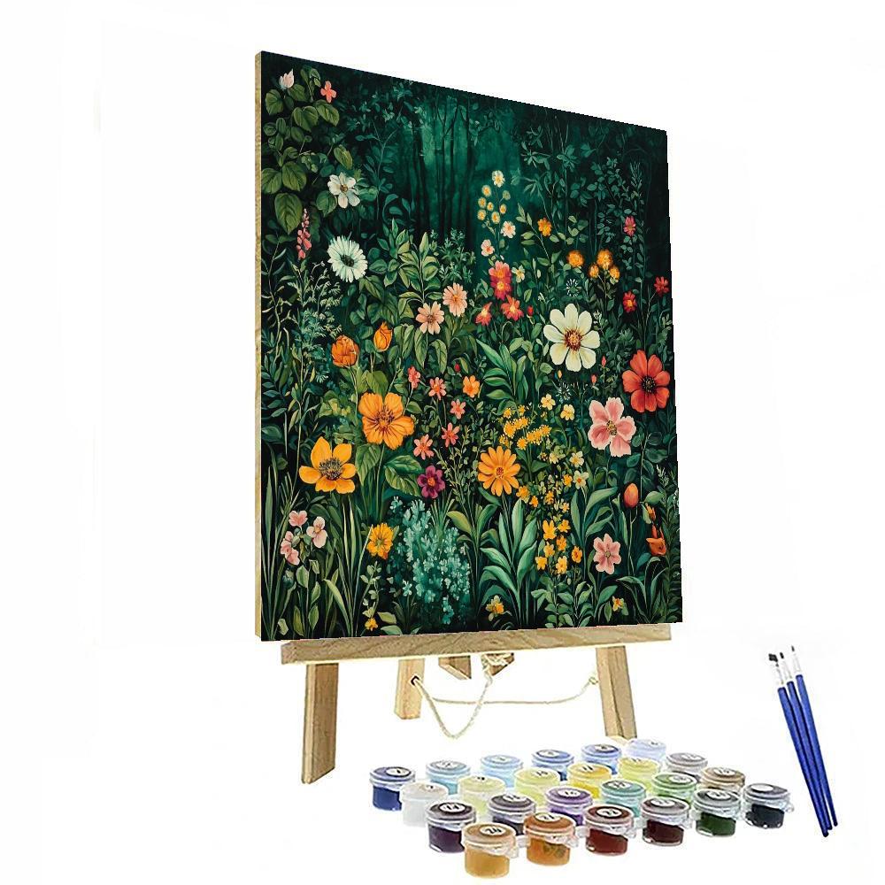 Frida Kahlo Inspired Garden Of Emotion  Paint By Numbers Art