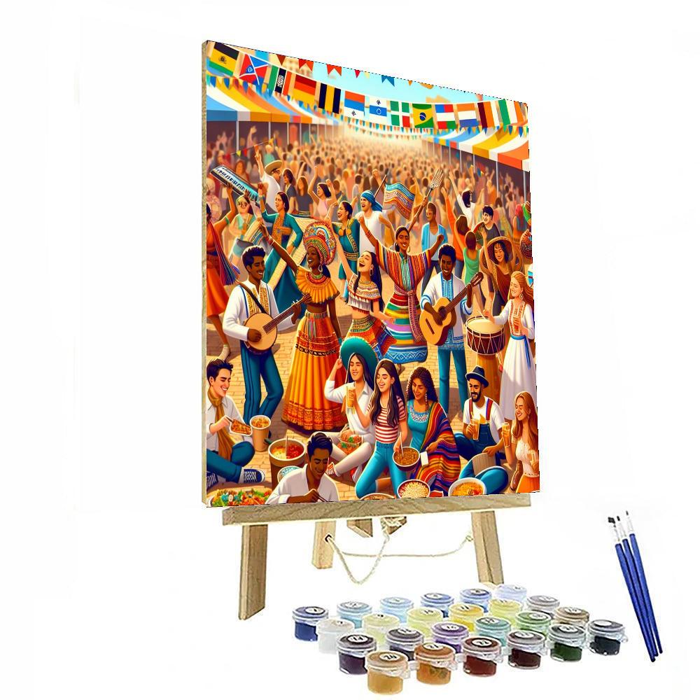 Folkfest Paint By Numbers Art