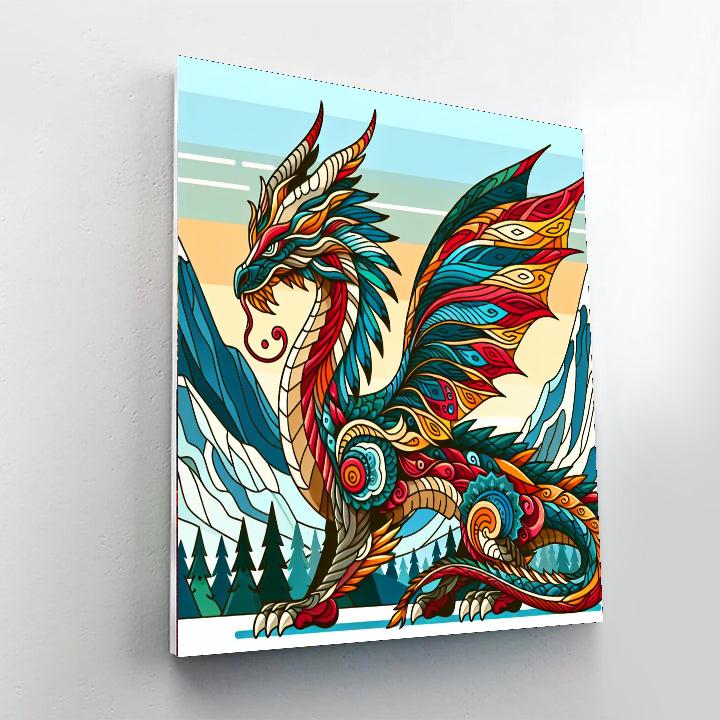 Glorious Dragon Painting Number Kit