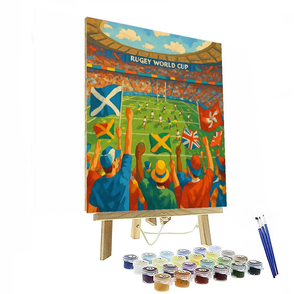 World Cup Of Rugby Painting By Numbers Kit
