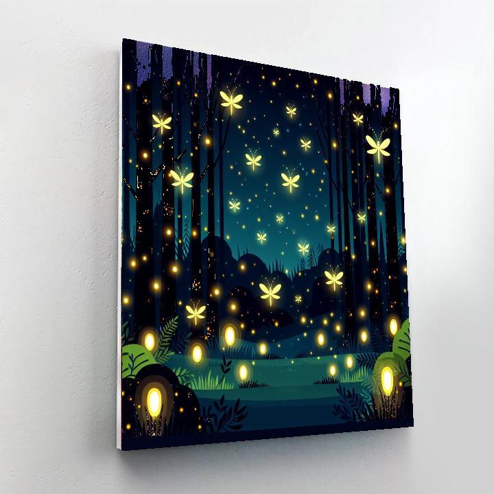 Glowing Firefly Fantasy Numbered Painting Kits