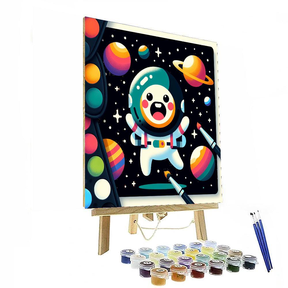 Space Adventure Explorer Painting By Numbers Kit