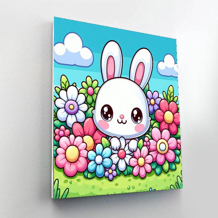 Curious Bunny DIY Paint By Numbers