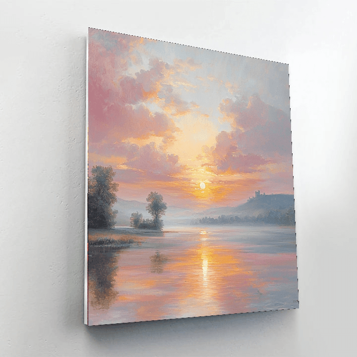 J.M.W. Turner Inspired Rays Of Dawn  Paint By Numbers Kits