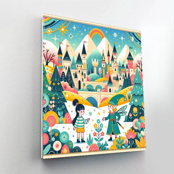 Magic Fairy Tale Adventure Painting Number Kit