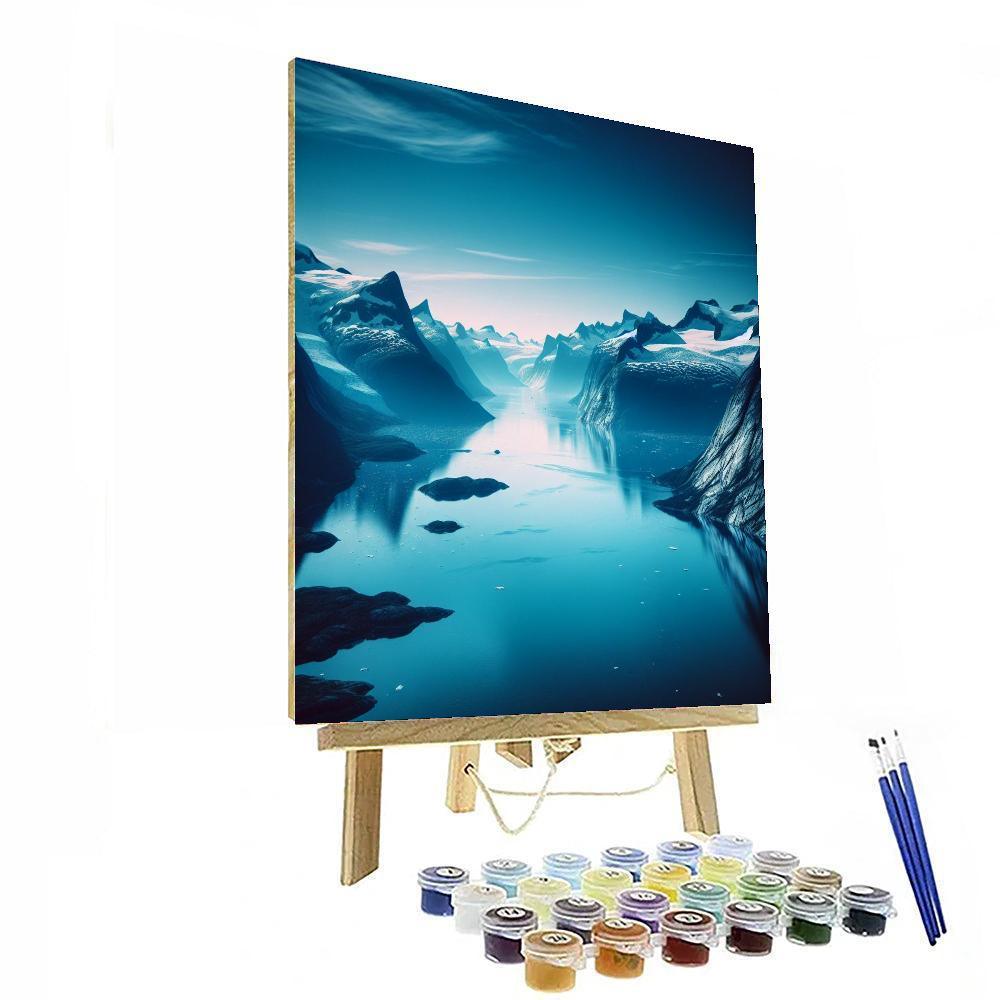 Mystical Nordic Fjord Numbered Painting Kits