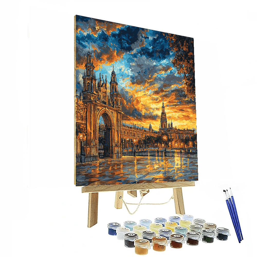 John Singer Sargent Inspired Historic Landmark - DIY Painting By Numbers Kit