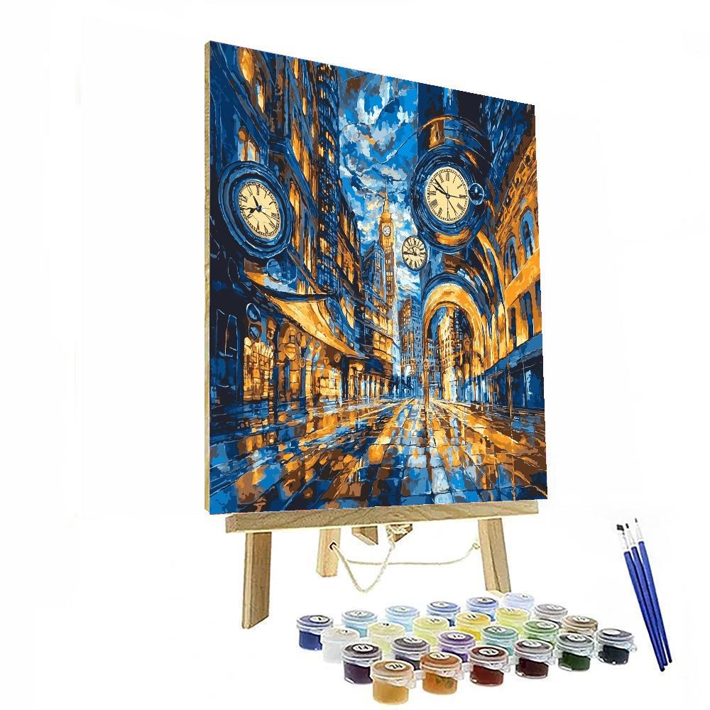 Salvador Dali Inspired Surreal Metropolis Awakening  Paint By Numbers