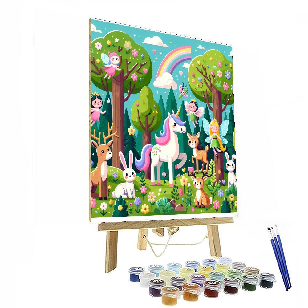 Enchanted Forest Wonders Painting By Numbers Kit