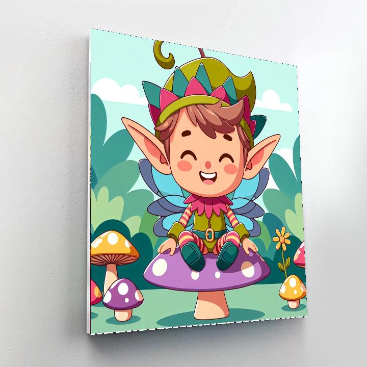 Magical Elf Painting By Numbers Kit