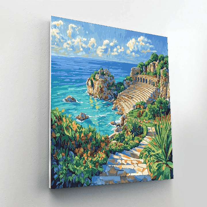 Minack Theatre - Cornwall Numbered Painting Kits