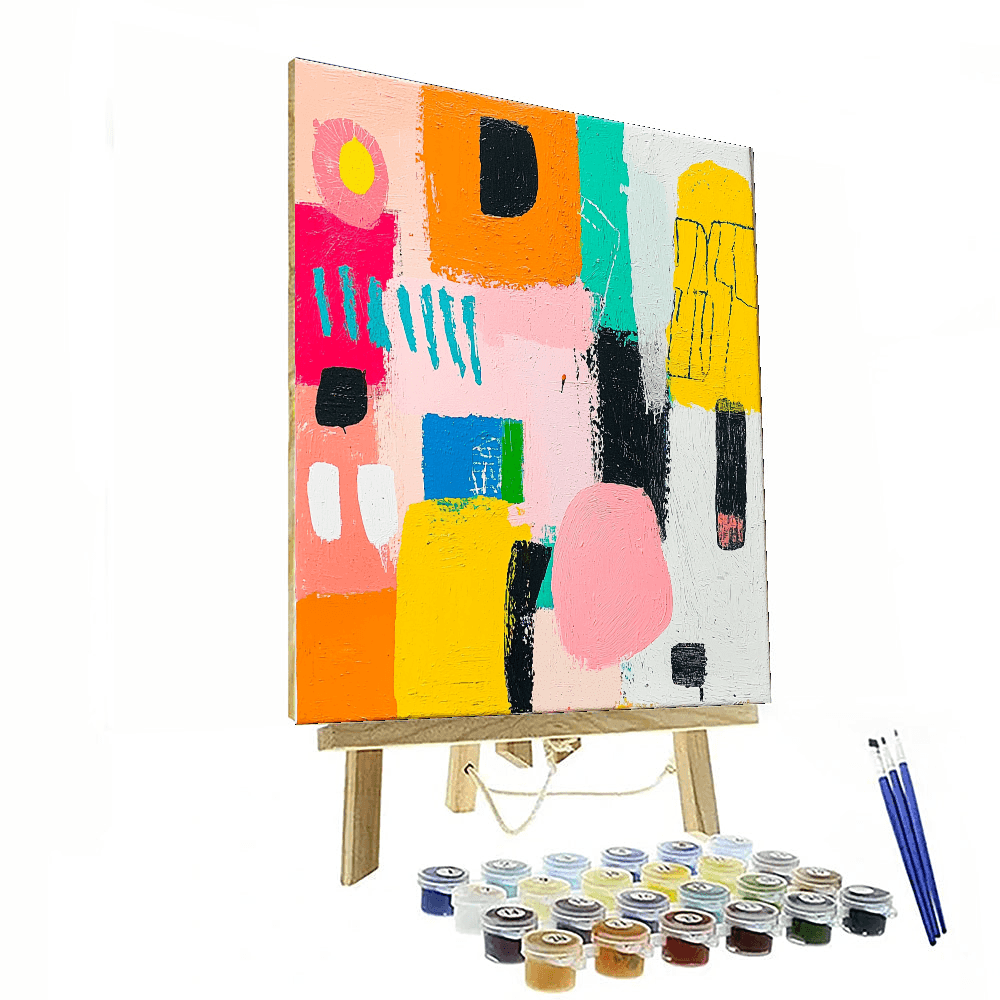 Jean-Michel Basquiat Inspired Abstract Adventures  Paint By Color