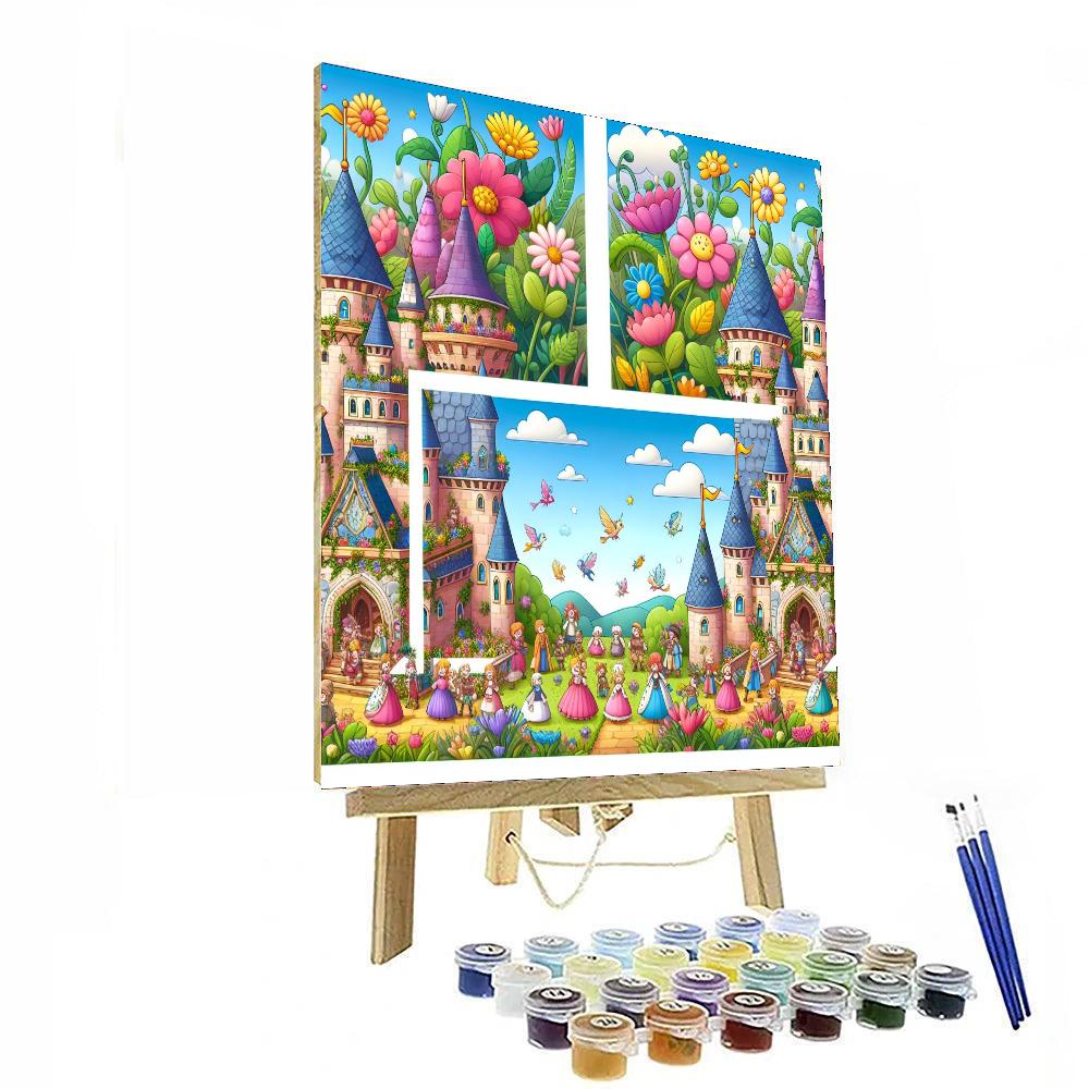Charming Magical Castle Paint By Numbers