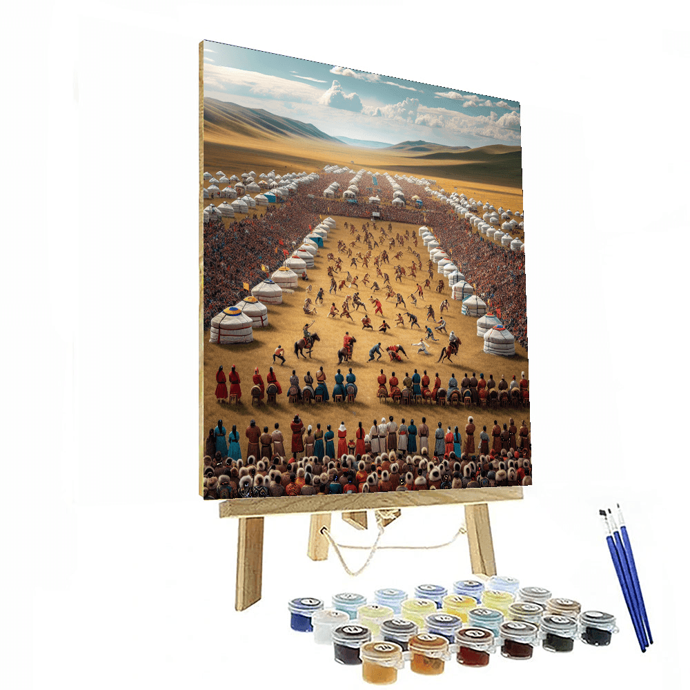 Nadaam Festival - Mongolia Paint By Color