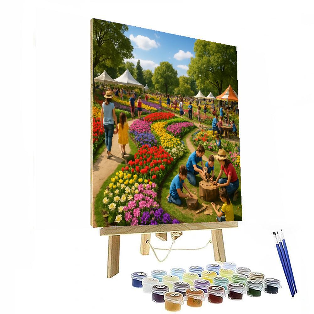 Floriade Festival Painting Number Kit