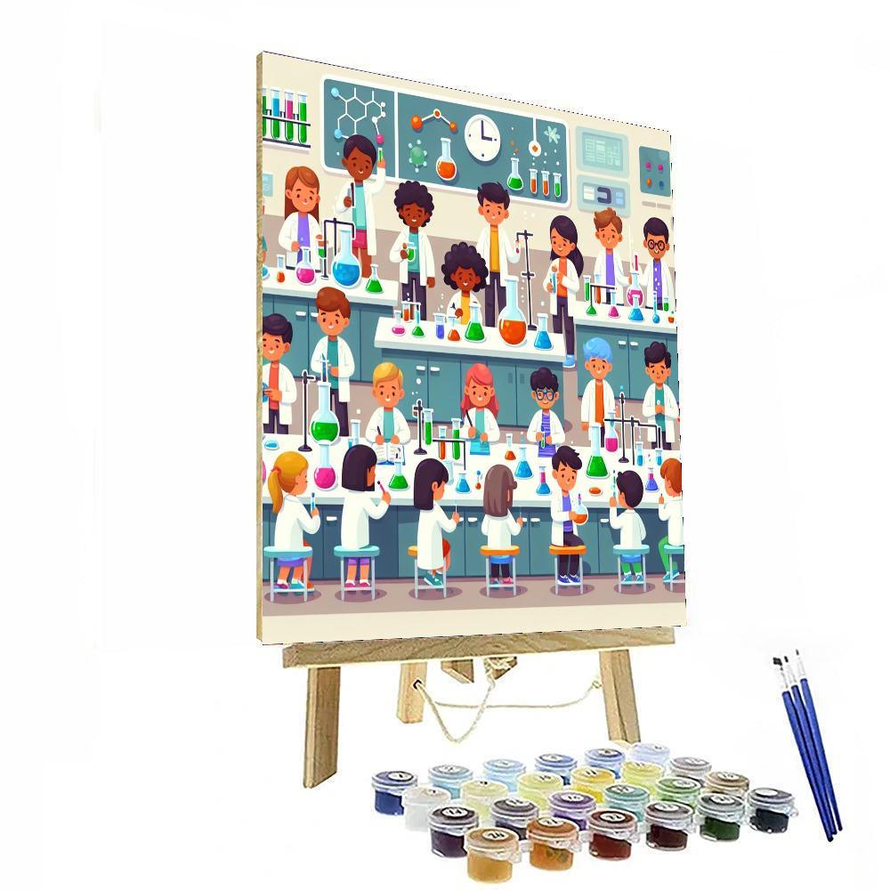 Science Lab Adventure Paint By Numbers Art