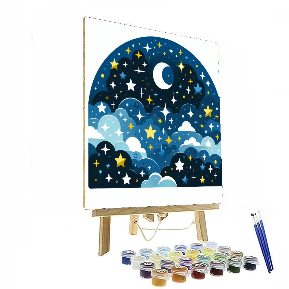 Starry Skies Paint By Numbers Art