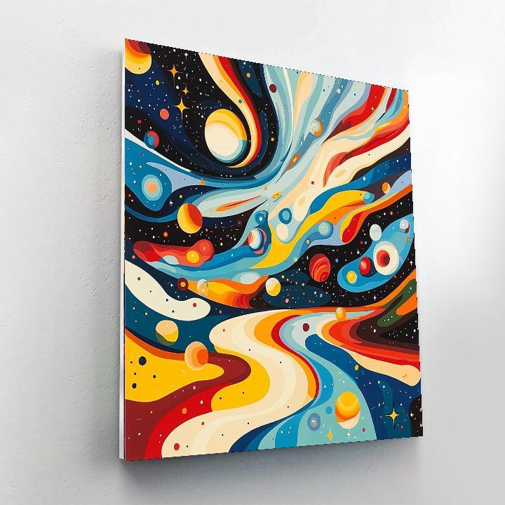 Paul Klee Inspired The Playful Cosmos  Painting By Numbers Kit
