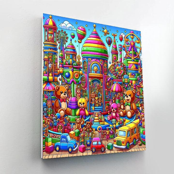 Exciting Toyland Adventure Paint By Numbers Kits