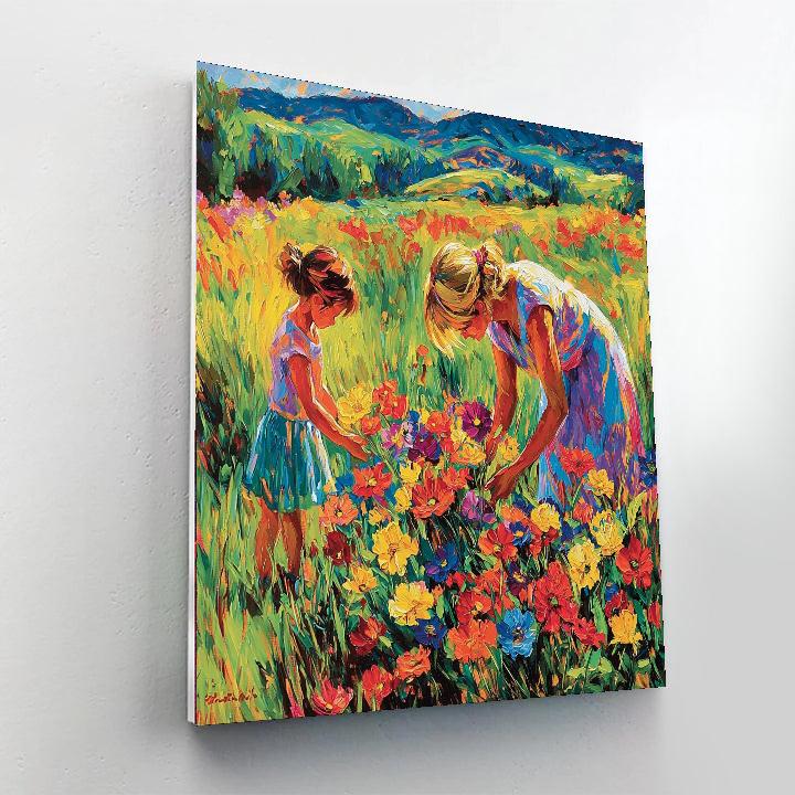 Happiness In The Little Things Number Painting