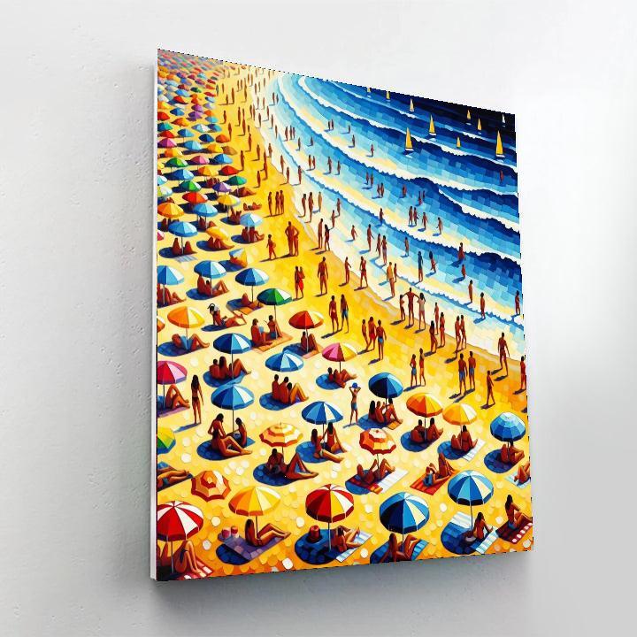 Breezy Summer Shoreline Painting By Numbers Kit