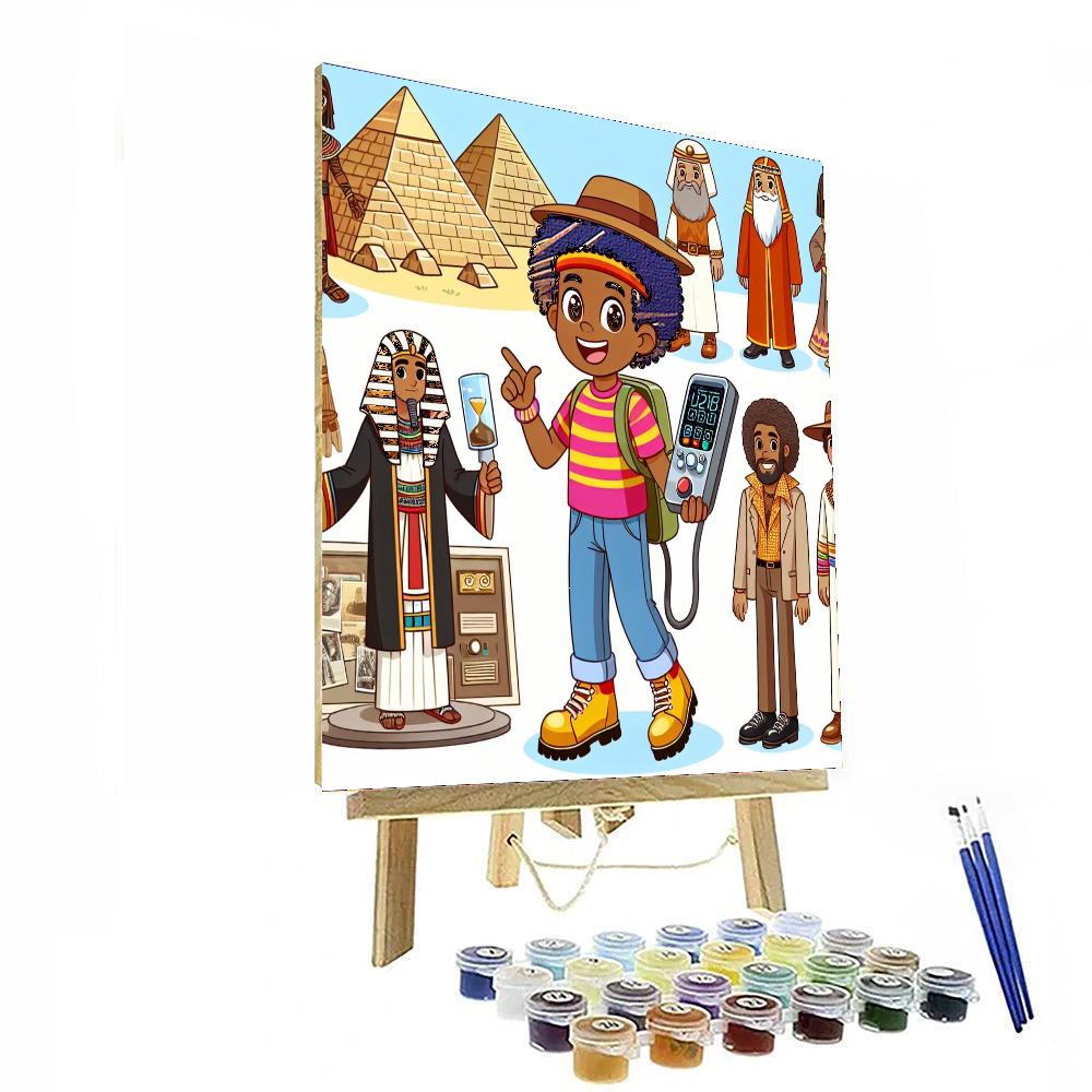 Historic Time Traveler's Adventure Painting By Numbers Kit
