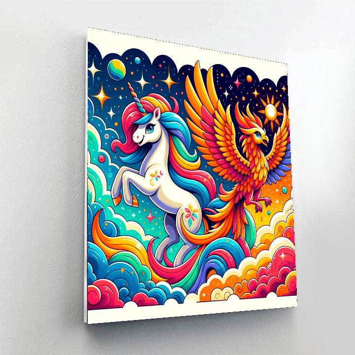 Charming Mythical Beasts Painting By Numbers Kit