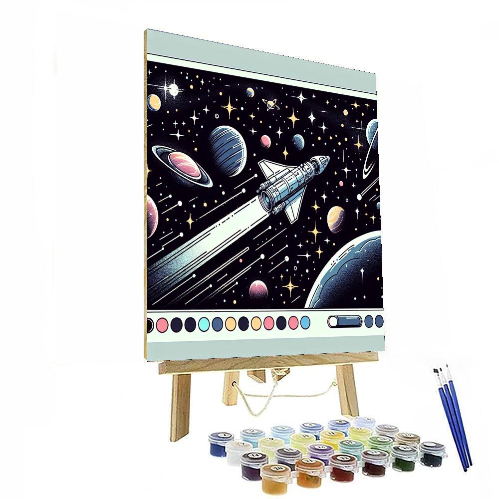 Galaxy Adventure Voyage Paint By Number