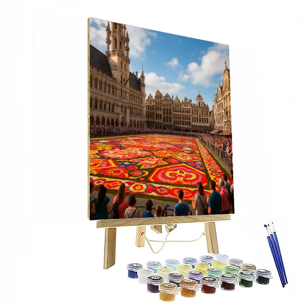 The Flower Carpet Number Painting