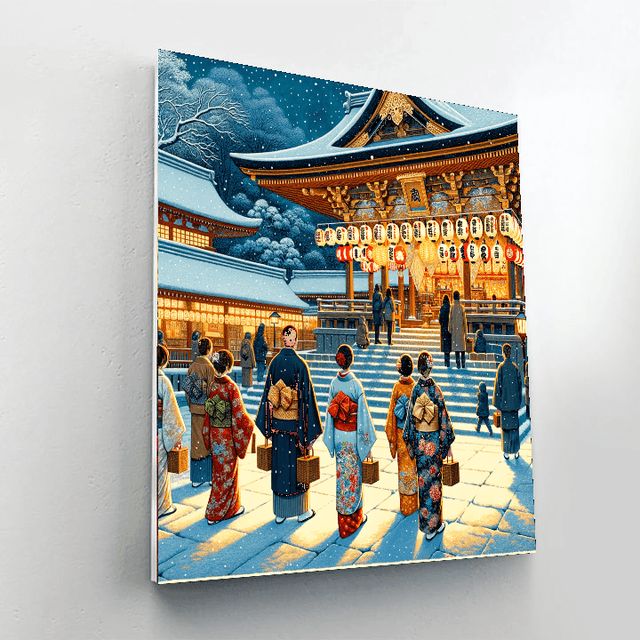 Oshogatsu - Japan Painting By Numbers Kit