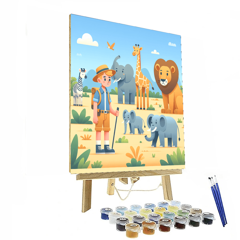 Safari Wildlife Discovery Paint By Color