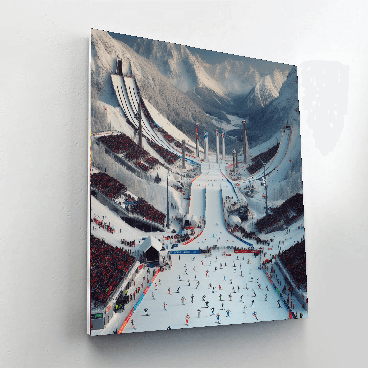 Holmenkollen Ski Festival - Norway Paint By Numbers Art