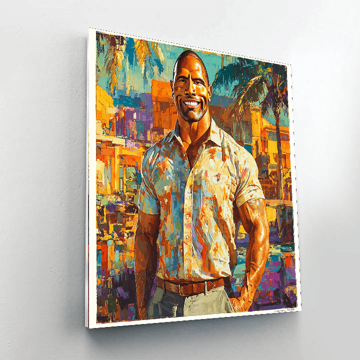 Dwayne Johnson: The Rock Of Charisma Paint By Numbers Kits